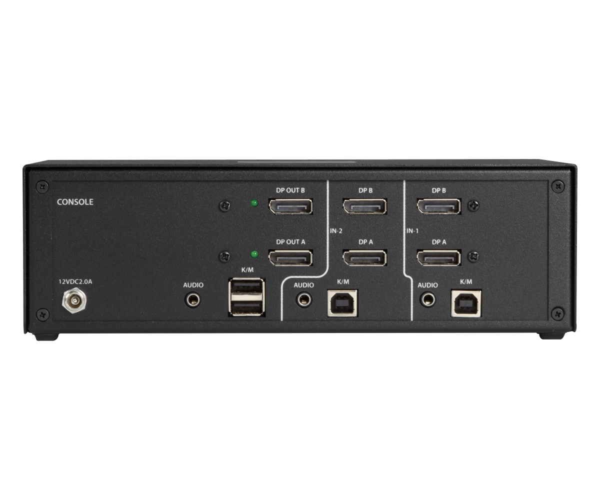 Secure KVM Switch - Displayport, NIAP 3.0